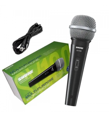imagem de MICROFONE PROFISSIONAL SHURE SV100 COM CABO
