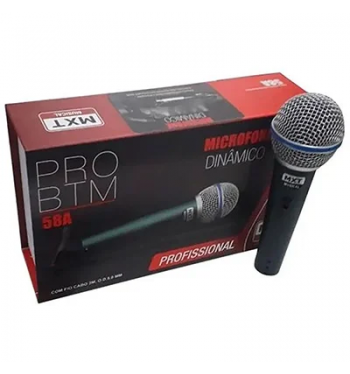 imagem de MICROFONE DINÂMICO PROFISSIONAL BTM-58A MXT - CX 1 UN